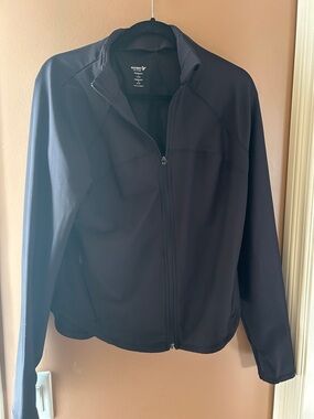 Old Navy Black Full-Zip Powersoft Jacket